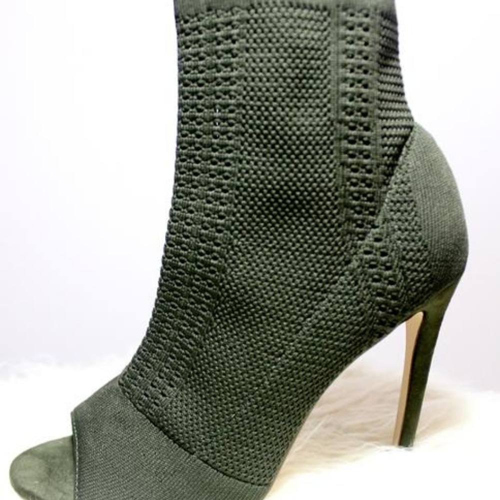 RYAN - Olive Bootie - Picture 2 of 5